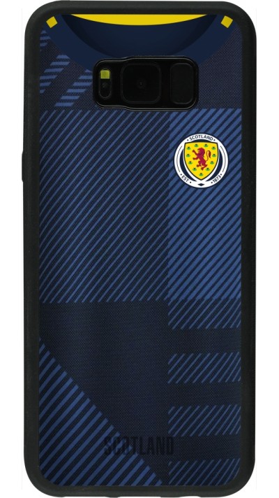 Samsung Galaxy S8+ Case Hülle - Silikon schwarz Schottland personalisierbares Fussballtrikot