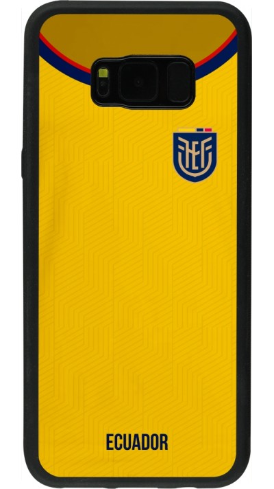 Samsung Galaxy S8+ Case Hülle - Silikon schwarz Ecuador 2022 Fußballtrikot
