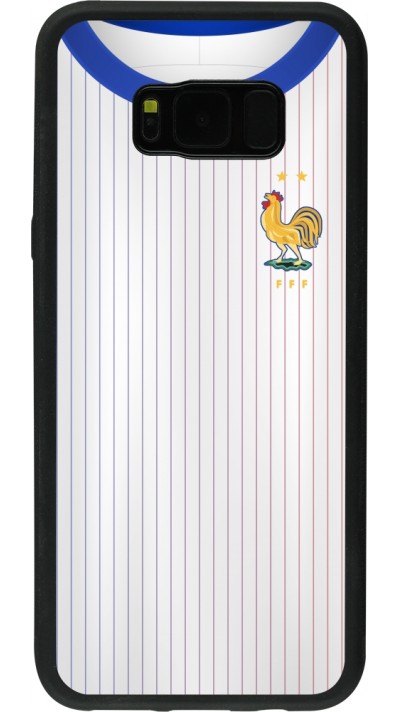 Samsung Galaxy S8+ Case Hülle - Silikon schwarz Frankreich Away personalisierbares Fussballtrikot
