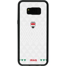 Samsung Galaxy S8+ Case Hülle - Silikon schwarz Irak 2026 personalisierbares Fussballtrikot