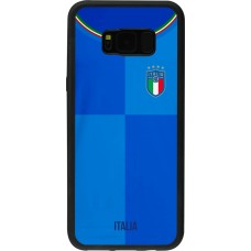 Samsung Galaxy S8+ Case Hülle - Silikon schwarz Italien 2022 personalisierbares Fußballtrikot