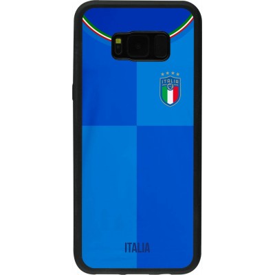 Samsung Galaxy S8+ Case Hülle - Silikon schwarz Italien 2022 personalisierbares Fußballtrikot