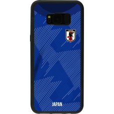 Samsung Galaxy S8+ Case Hülle - Silikon schwarz Japan 2022 personalisierbares Fussballtrikot