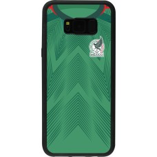 Samsung Galaxy S8+ Case Hülle - Silikon schwarz Mexiko 2022 personalisierbares Fussballtrikot