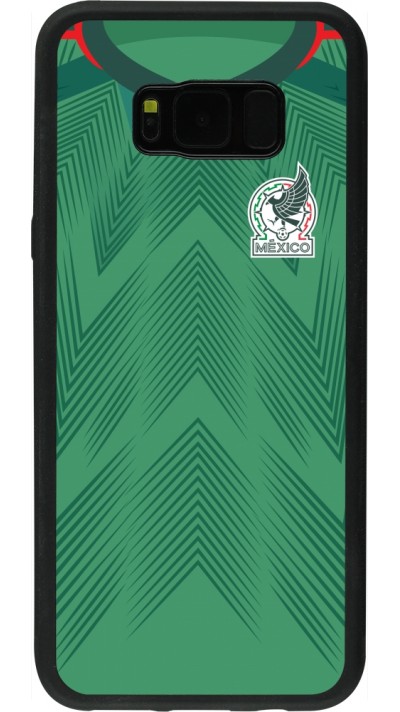 Samsung Galaxy S8+ Case Hülle - Silikon schwarz Mexiko 2022 personalisierbares Fussballtrikot