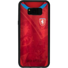Samsung Galaxy S8+ Case Hülle - Silikon schwarz Tschechische Republik personalisierbares Fussballtrikot