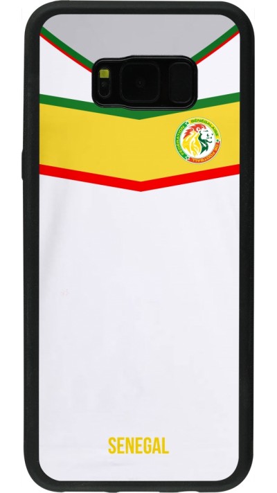 Samsung Galaxy S8+ Case Hülle - Silikon schwarz Senegal 2022 personalisierbares Fußballtrikot