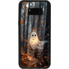 Samsung Galaxy S8+ Case Hülle - Silikon schwarz Halloween 2025 Ghost in the forest