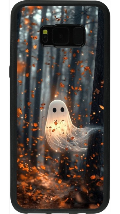 Samsung Galaxy S8+ Case Hülle - Silikon schwarz Halloween 2025 Ghost in the forest