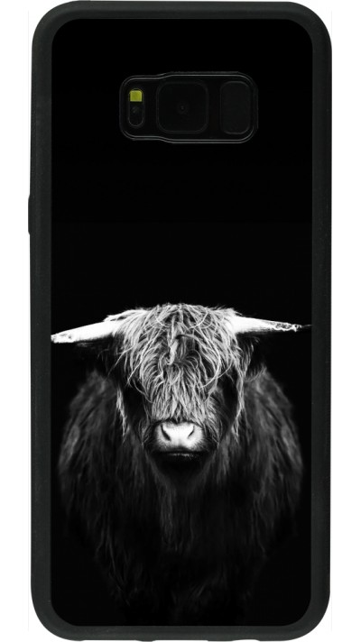 Samsung Galaxy S8+ Case Hülle - Silikon schwarz Highland calf black