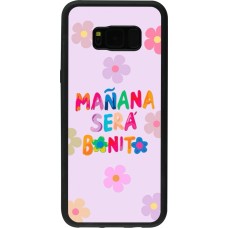 Samsung Galaxy S8+ Case Hülle - Silikon schwarz Karol G Manana sera bonito