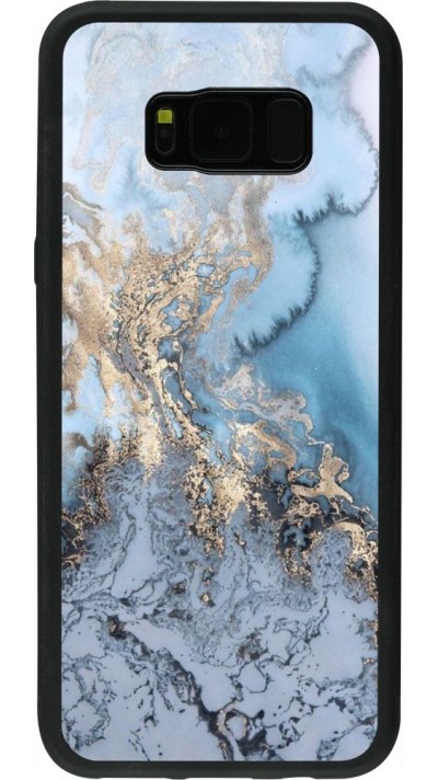 Coque Samsung Galaxy S8+ - Silicone rigide noir Marble 04