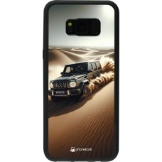 Samsung Galaxy S8+ Case Hülle - Silikon schwarz Mercedes G Drift Wueste