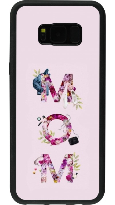 Samsung Galaxy S8+ Case Hülle - Silikon schwarz Mom 2024 girly mom