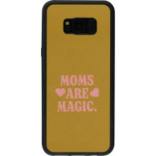 Samsung Galaxy S8+ Case Hülle - Silikon schwarz Mom 2026 Are Magic