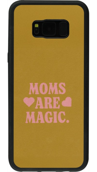 Samsung Galaxy S8+ Case Hülle - Silikon schwarz Mom 2026 Are Magic