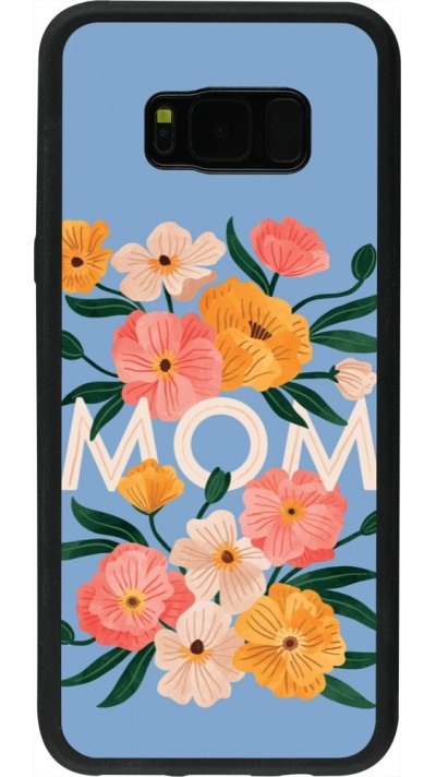 Samsung Galaxy S8+ Case Hülle - Silikon schwarz Mom 2026 Flowers