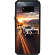 Samsung Galaxy S8+ Case Hülle - Silikon schwarz Mustang 69 Grand Canyon