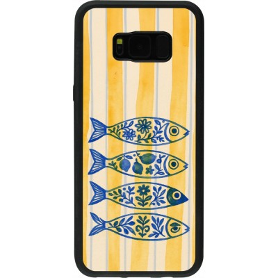 Samsung Galaxy S8+ Case Hülle - Silikon schwarz Portuguese fish 2026