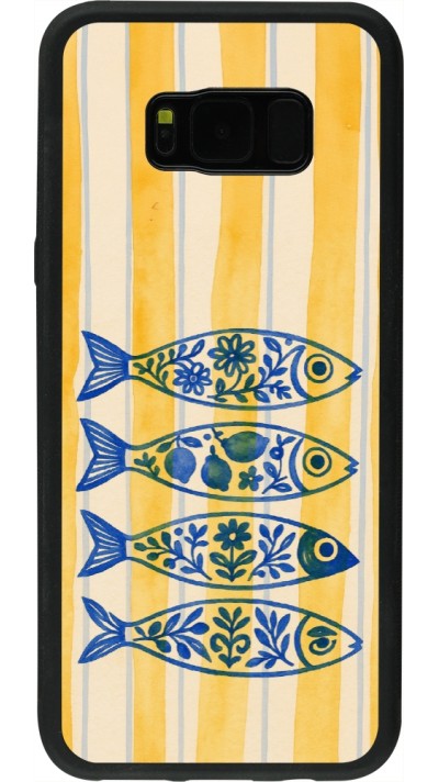 Samsung Galaxy S8+ Case Hülle - Silikon schwarz Portuguese fish 2026