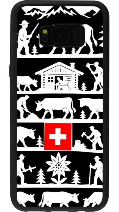 Samsung Galaxy S8+ Case Hülle - Silikon schwarz Poya Schweiz 1 schwarz