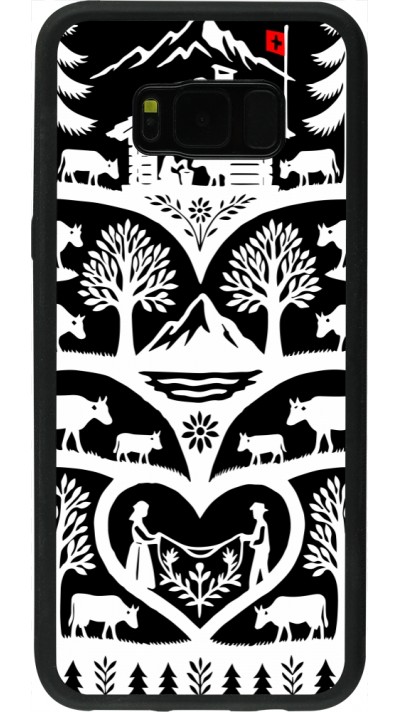 Samsung Galaxy S8+ Case Hülle - Silikon schwarz Poya Schweiz 2 schwarz