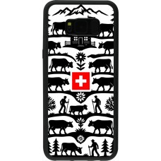 Samsung Galaxy S8+ Case Hülle - Silikon schwarz Poya Schweiz 3