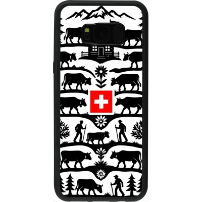 Samsung Galaxy S8+ Case Hülle - Silikon schwarz Poya Schweiz 3