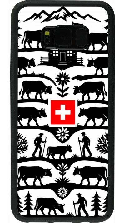 Samsung Galaxy S8+ Case Hülle - Silikon schwarz Poya Schweiz 3