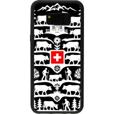Samsung Galaxy S8+ Case Hülle - Silikon schwarz Poya Schweiz 3 schwarz