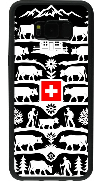 Samsung Galaxy S8+ Case Hülle - Silikon schwarz Poya Schweiz 3 schwarz