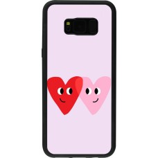 Coque Samsung Galaxy S8+ - Silicone rigide noir Saint Valentines Day 26 Heart