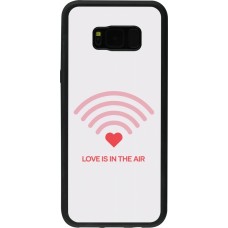 Samsung Galaxy S8+ Case Hülle - Silikon schwarz Saint Valentines Day 26 Love is in the air