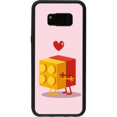 Coque Samsung Galaxy S8+ - Silicone rigide noir Saint Valentines Day 26 Puzzle