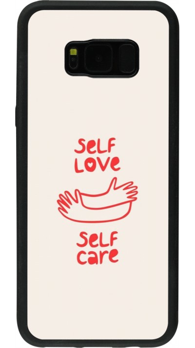 Coque Samsung Galaxy S8+ - Silicone rigide noir Saint Valentines Day 26 Self love self care