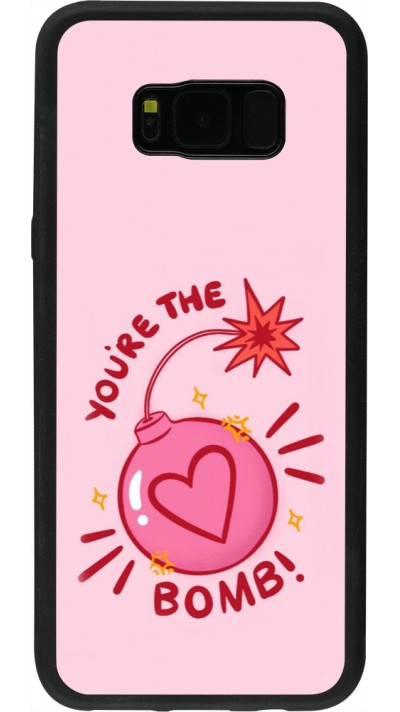 Coque Samsung Galaxy S8+ - Silicone rigide noir Saint Valentines Day 26 You are the bomb