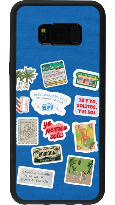 Samsung Galaxy S8+ Case Hülle - Silikon schwarz Seals of the Dominican Republic DTMF