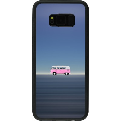 Samsung Galaxy S8+ Case Hülle - Silikon schwarz Spring 23 pink bus