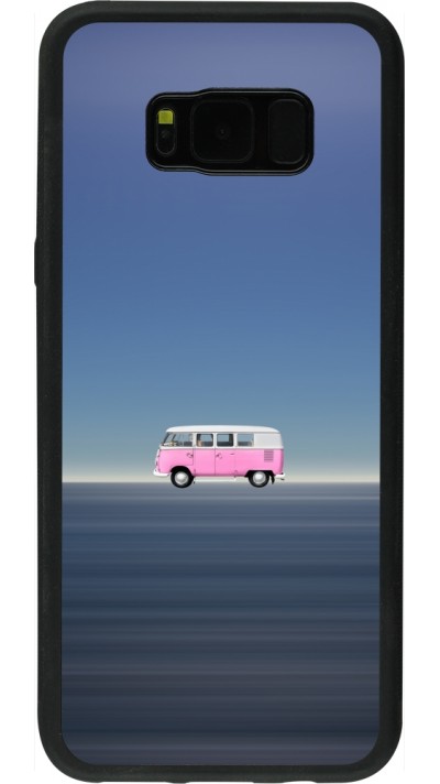 Samsung Galaxy S8+ Case Hülle - Silikon schwarz Spring 23 pink bus