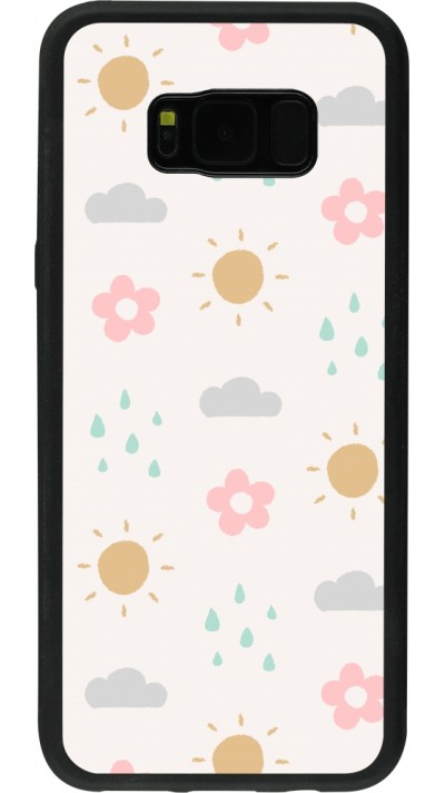 Samsung Galaxy S8+ Case Hülle - Silikon schwarz Spring 23 weather