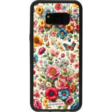 Samsung Galaxy S8+ Case Hülle - Silikon schwarz Spring 25 fruehling bluetend