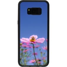 Samsung Galaxy S8+ Case Hülle - Silikon schwarz Bee on a flower Spring 2026