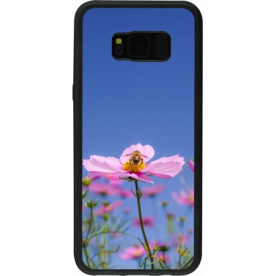 Samsung Galaxy S8+ Case Hülle - Silikon schwarz Bee on a flower Spring 2026