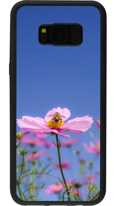Samsung Galaxy S8+ Case Hülle - Silikon schwarz Bee on a flower Spring 2026