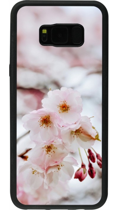 Samsung Galaxy S8+ Case Hülle - Silikon schwarz Cherry tree Spring 2026