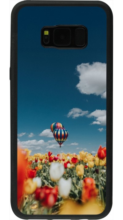 Samsung Galaxy S8+ Case Hülle - Silikon schwarz Hot air balloon Spring 2026