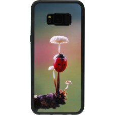 Samsung Galaxy S8+ Case Hülle - Silikon schwarz Ladybird on a mushroom Spring 2026