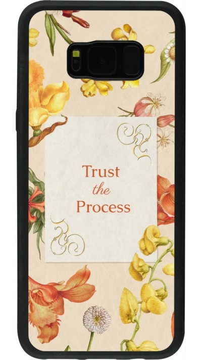 Samsung Galaxy S8+ Case Hülle - Silikon schwarz Trust the process Spring 2026