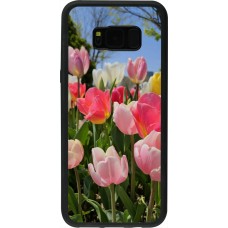 Samsung Galaxy S8+ Case Hülle - Silikon schwarz Tulips Spring 2026