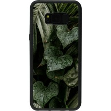 Samsung Galaxy S8+ Case Hülle - Silikon schwarz Spring 23 fresh plants